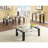 Randall Black 1-Shelf Rectangular Glass Top Sofa Table