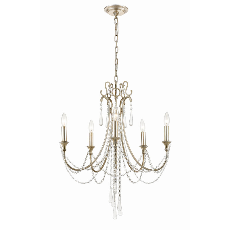 Lustre empire à 5 lumières de style bougie Labrecque