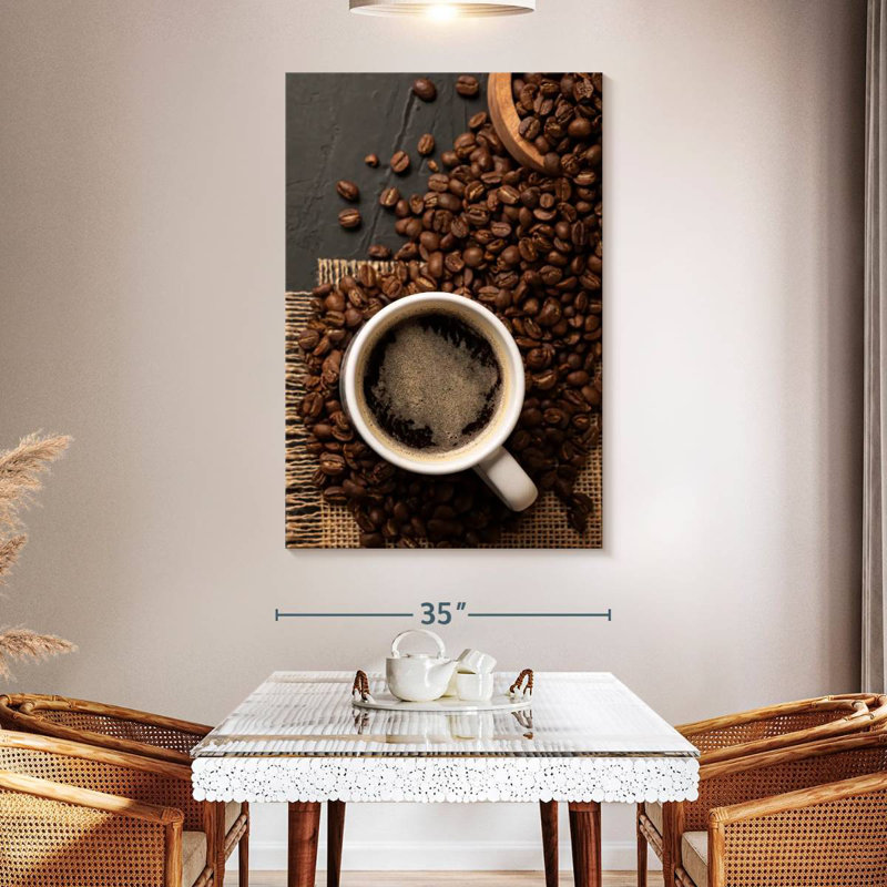 Yarlin Beans To Espresso, 51" H x 34" W
