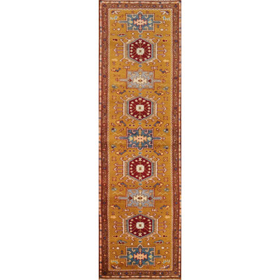 Tapis de couloir traditionnel en laine