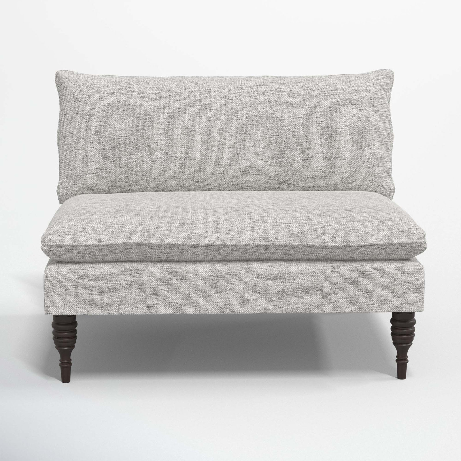 Varick 47'' Upholstered Settee, Milsap Spray Sustain® Tweed