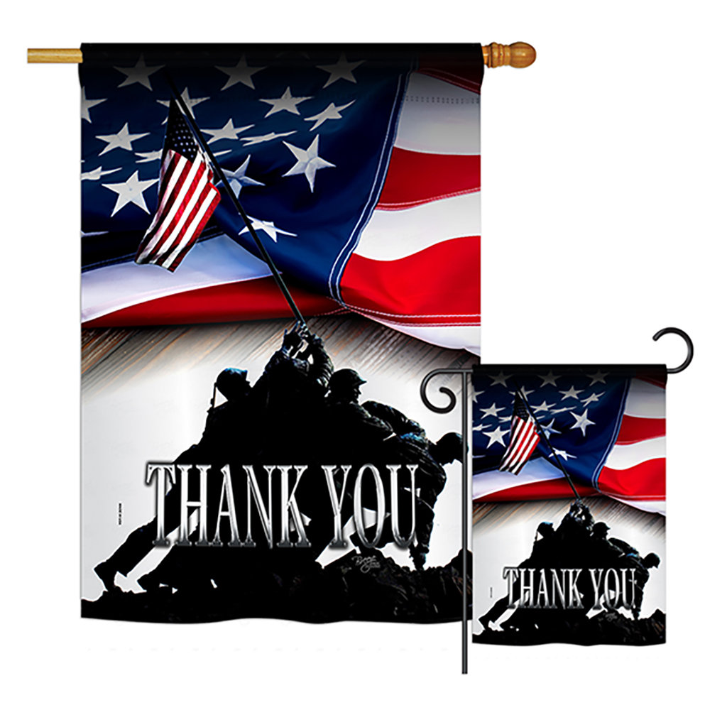 Mattituck Double Sided Polyester Independence Day Garden Flag The Holiday Aisle®