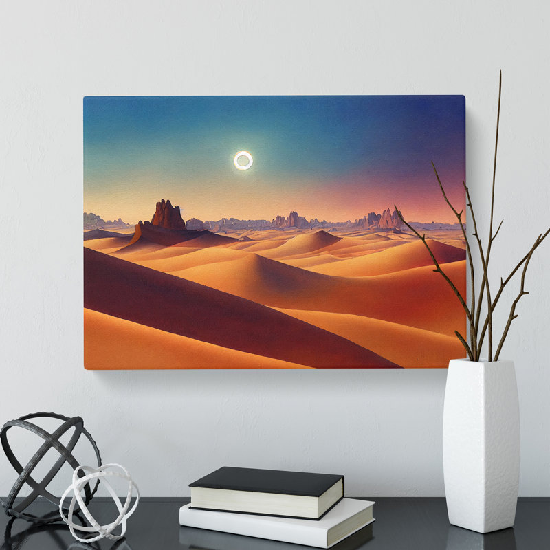 Desert View Vol.4 - Wrapped Canvas, 50cm H x 76cm W x 3cm D
