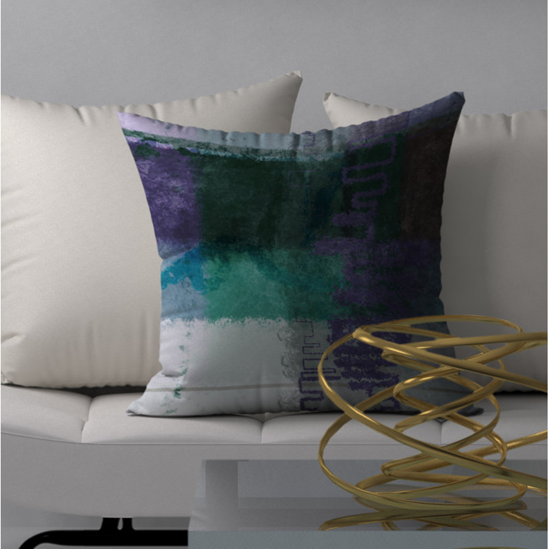  Housse de coussin carré et insert, 18 po x 18 po