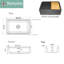 Plymouth 29.75'' L Single Basin Kitchen Sink-977196004