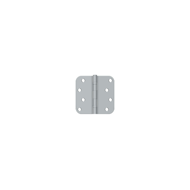 64'' x 64'' Steel Surface Mount Hinge, Brushed Chrome