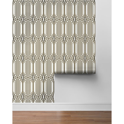 Apasra 18' L x 20.5" W Peel and Stick Wallpaper Roll
