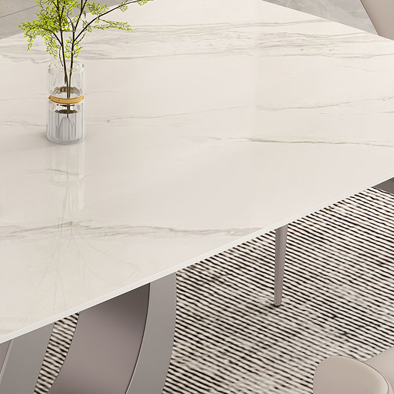 Table et chaise de salle à manger haut de gamme, 7, H 29,5 po x L 55,1 po x l 31,4 po