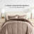 7-Piece Reversible Bedding Bundle - Solid Comforter and Patterned Sheet Set-99311801-99311812