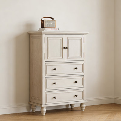 Exquisite Ash Wood Decorative Storage Cabinet