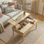 Lift-Top Coffee Table with Hidden Storage - 100cm Wide Oak Effect Wooden Table