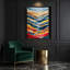 «Watercolor Landscape 100», art mural sur toile beige-20080608