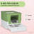 Cat Box,Fully Enclosed Cat Litter Box With Front Entry