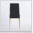 Mid-Century Modern Dining Set with Glass Top and Metal Legs, Spacious Table for 4-6 People, Includes End and Coffee Tables