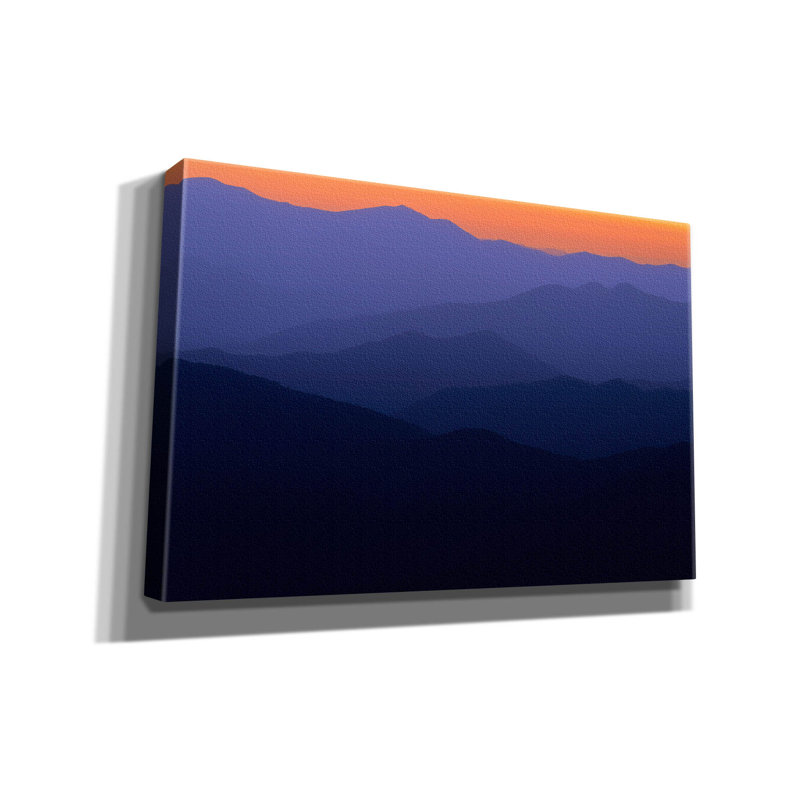 «Appalachian Hues Ii» par Rick Berk, art mural sur toile, H 12 po x l 18 po x P 0,75 po