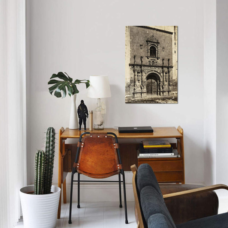 « old mexico i », impression sur toile, H 26 po x l 18 po x P 1,5 po, Toile tendue, Pas de tapis
