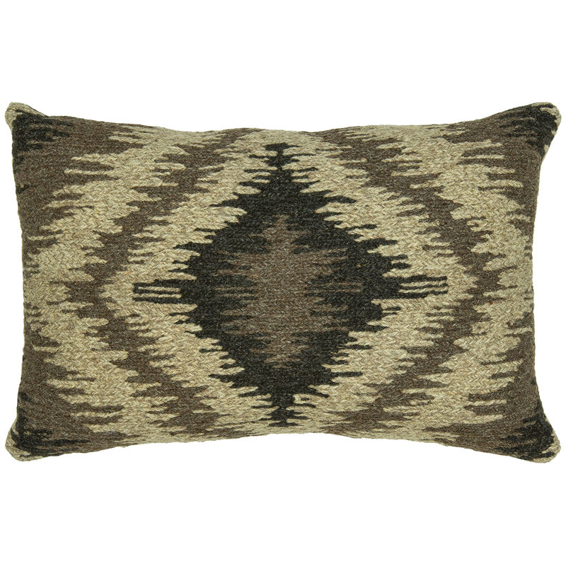Pebble Wool Lumbar Pillow Cover & Insert