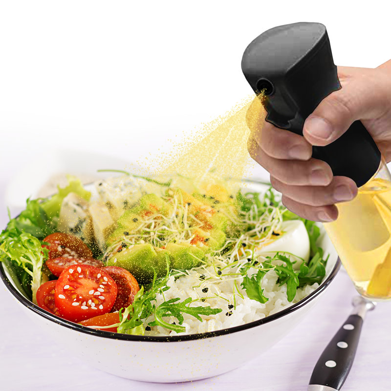 16.90oz. Oil & Vinegar Cruet Set, Black