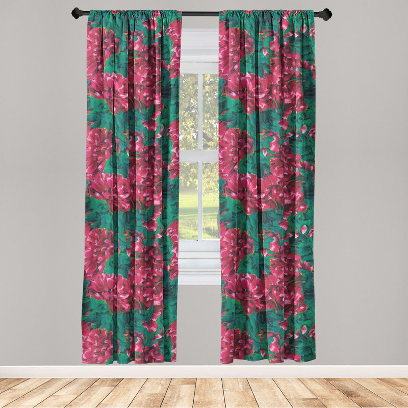 Semi Sheer Curtain Pair, 56" W x 95" L