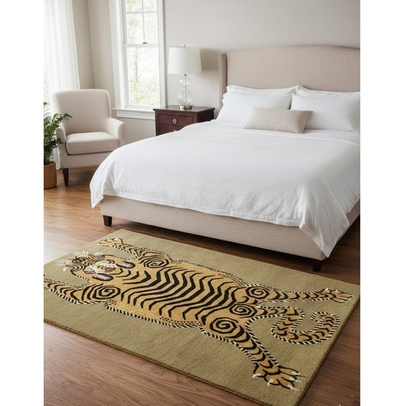 Tapis en laine Nevaehrose, Rectangle 5 pi 2 po x 6 pi 11 po