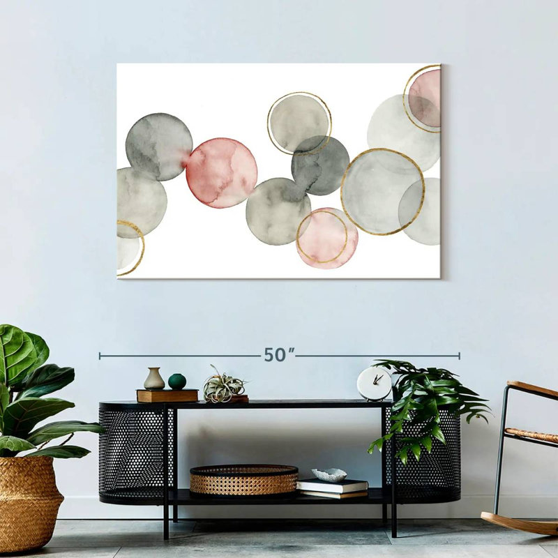 Avery Gilded Spheres I, 30" H x 45" W