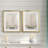 Sail Scribble I Sail Scribble I - Matted and Framed Under Glass, Set of 2, Large Living Room Wall Art