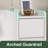 Teasley 9.9" Small End Table,Modern 2-Drawer Nightstand with Rounded Edge for Small Space, Living Room&Bedroom