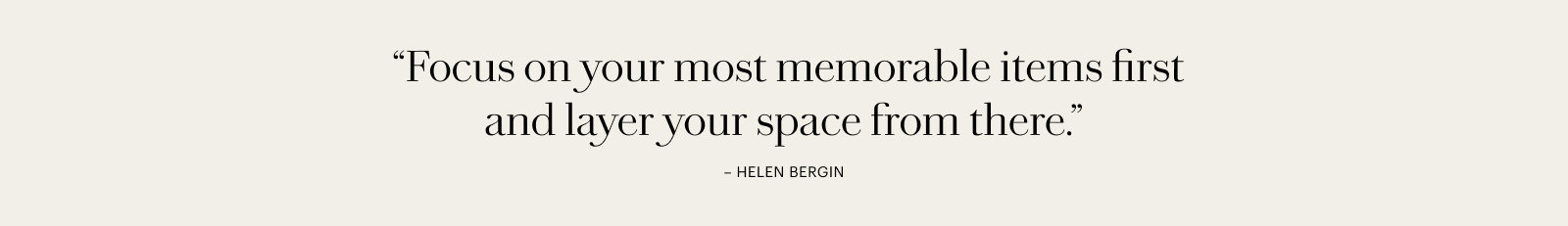 Helen Bergin Quote