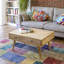 Lonepine Solid Wood Four Leg Coffee Table with Storage