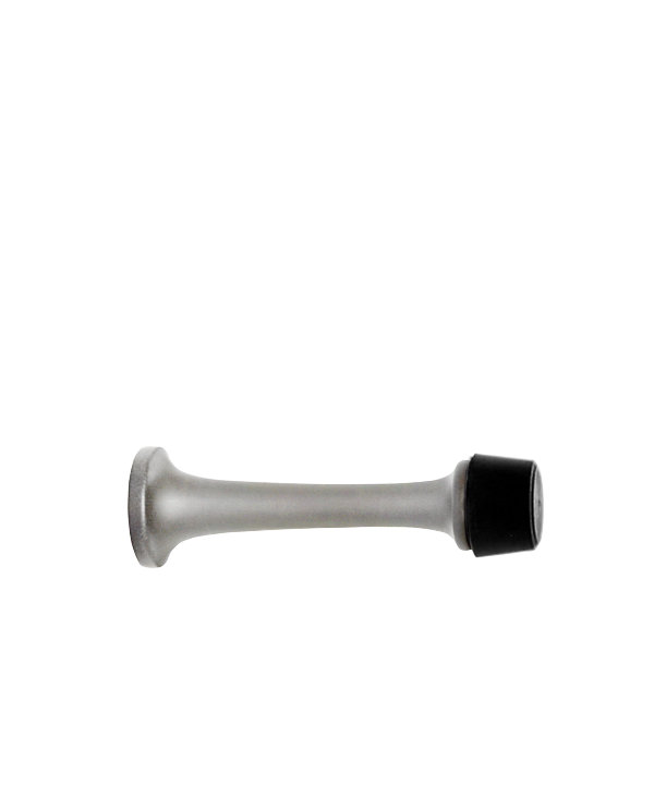 Classic Baseboard Stop, Satin Nickel