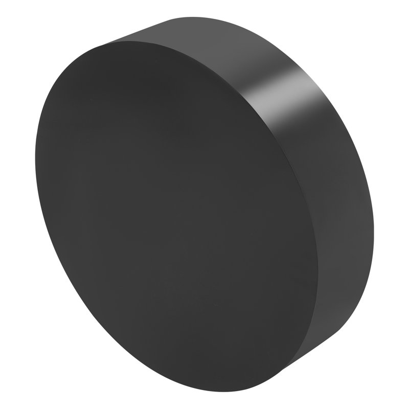 Présentoir rond à piédestal, Noir