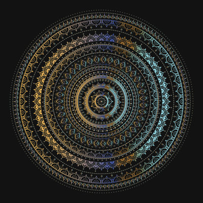 Mandala - impression sur toile tendue