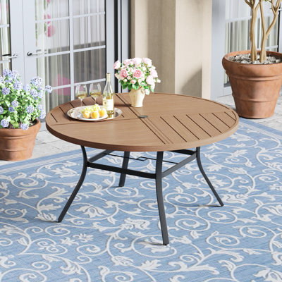 Table de salle à manger d'extérieur 53,1 po