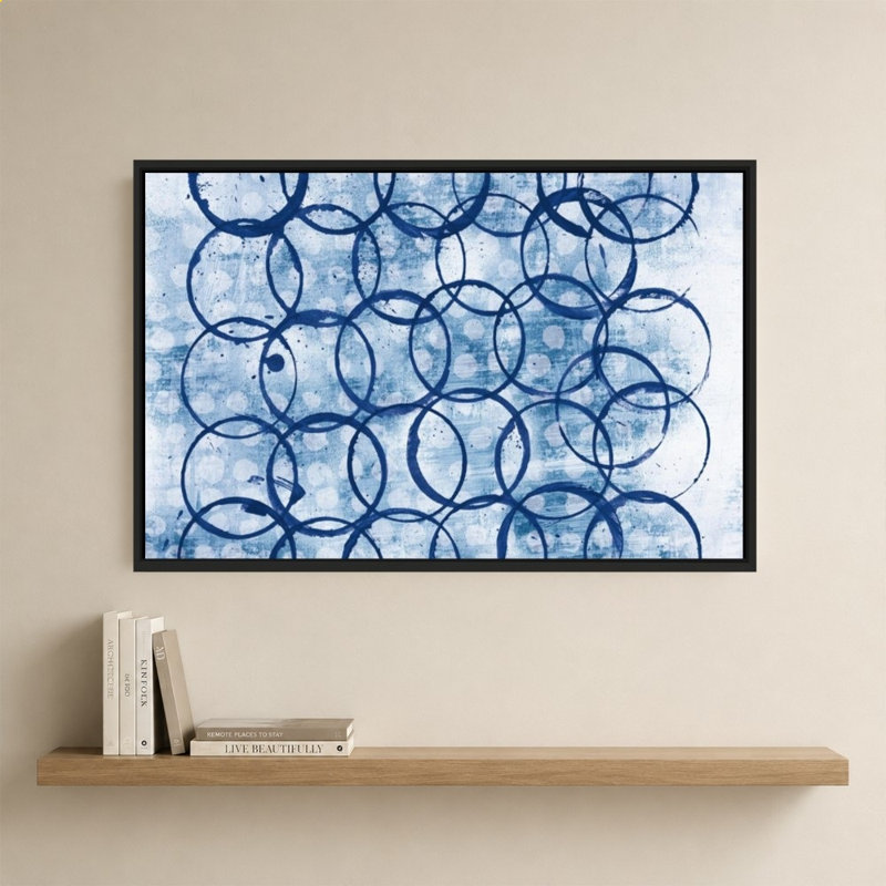 «Eclipse II» par Melissa Averinos - Impression sur toile, 28" H x 40" W, Black