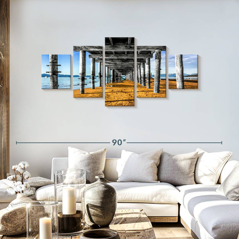 Under Under Lake Tahoe Dock, H 30 po x l 68 po