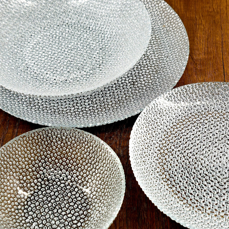 Service de table en verre doré 16 pièces Ocer, Argent