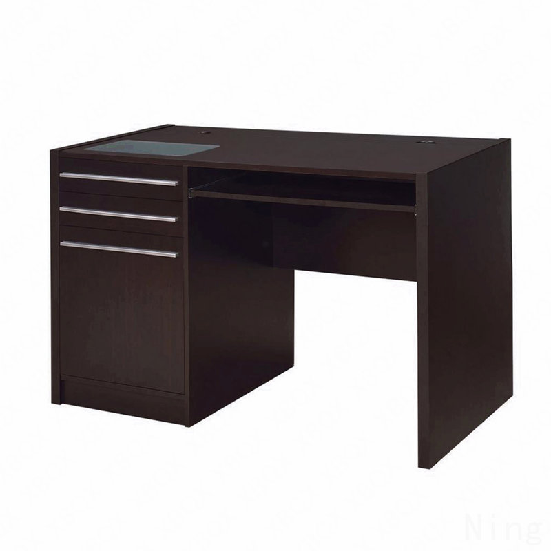 Cappuccino 2-Drawer Computer Desk