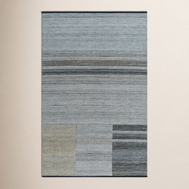 Tapis d'intérieur / extérieur tissé à la main Jordyn, Rectangle 9 pi x 12 pi