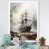White Single Picture Framed