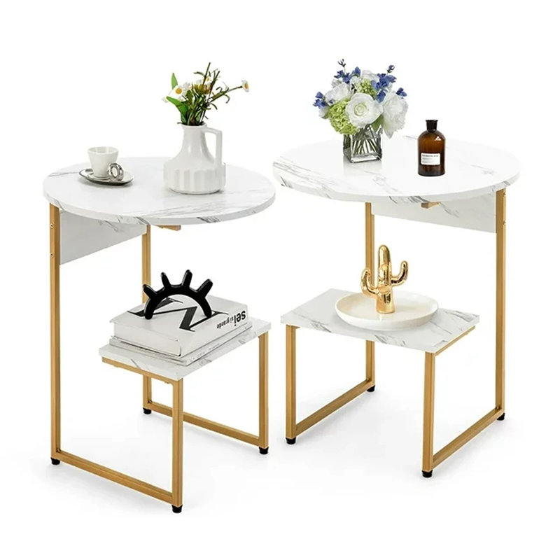 Ensemble de tables de bout luge 24 po Loeke