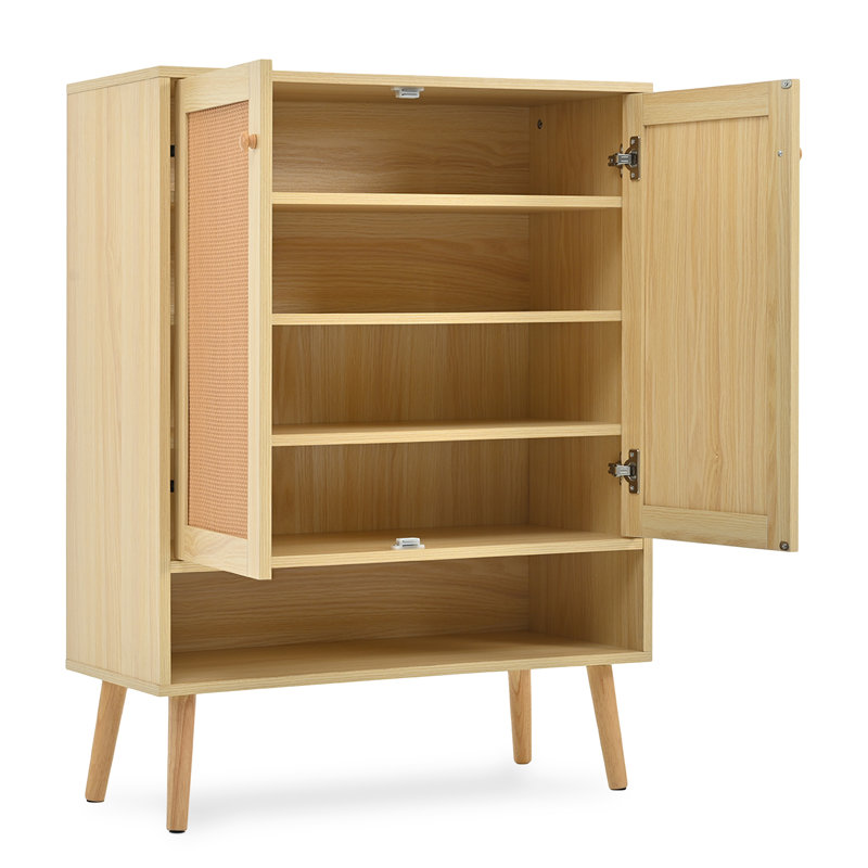 16 Pair Accent, Natural Wood