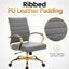 Fauteuil de bureau pivotant en cuir Naudain-58177233-132200685
