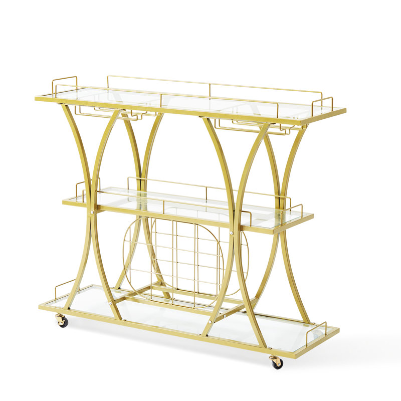 Leve Metal Bar Cart