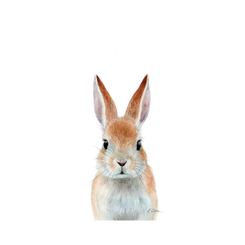 Rabbit Ears - Wrapped Canvas Painting, 66.04cm H x 45.72cm W x 3.81cm D