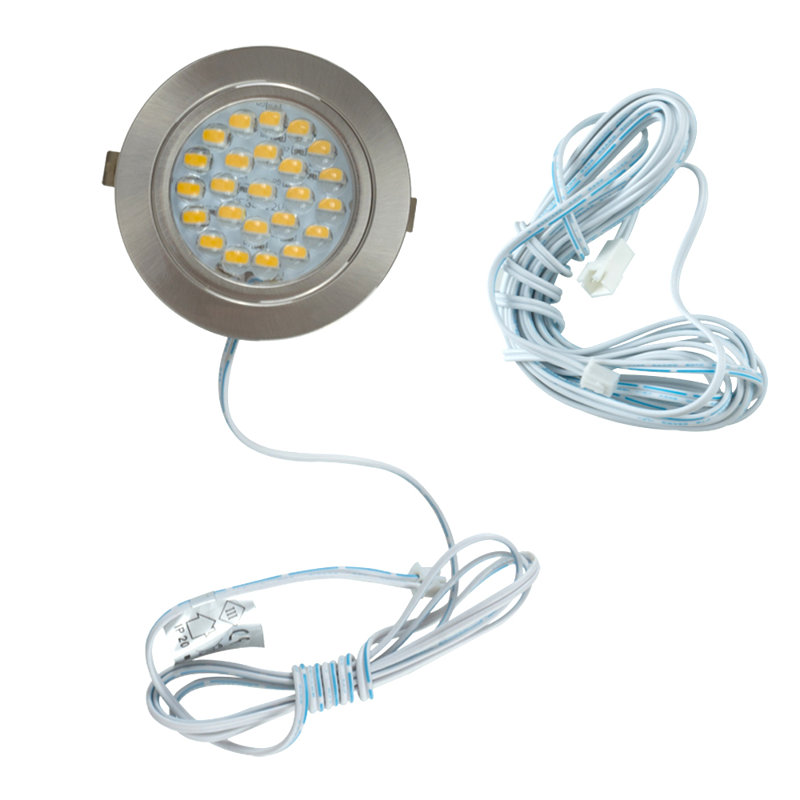 Pearl 2.75" LED Slim Profile Recessed Lighting Kit, Integrated Warm White LED
