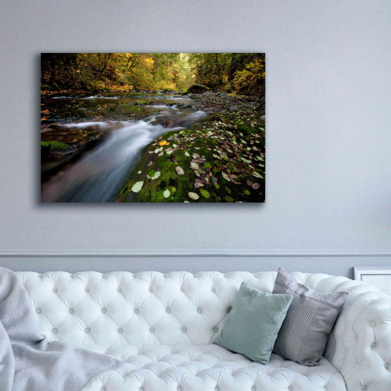 " Rushing Best " by Thomas Haney, 40" H x 60" W x 1.5" D