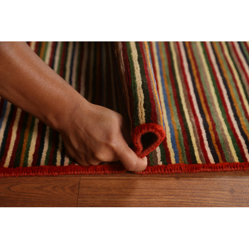 One-of-a-Kind 3'1'' X 4'11'' New Age Wool Area Rug in Brown