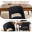 Chaise d'appoint rembourrée en bois massif-896201421