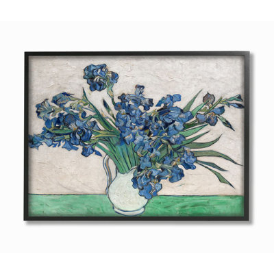 «Flower Pot Blue Green Van Gogh Classical», reproduction d'art