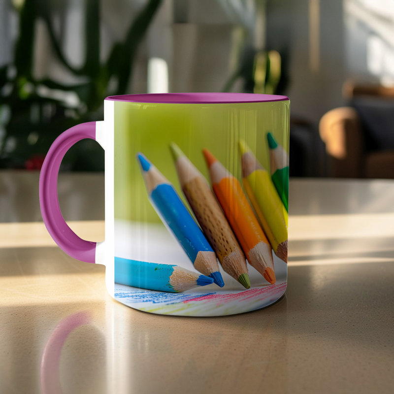 Handmade Ceramic Porcelain Coffee Mug Teacup and Saucer